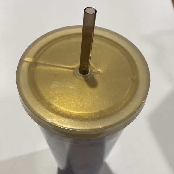 Starbucks Harvest‎ tumbler 2014 floral lid & straw included - Picture 3 of 8